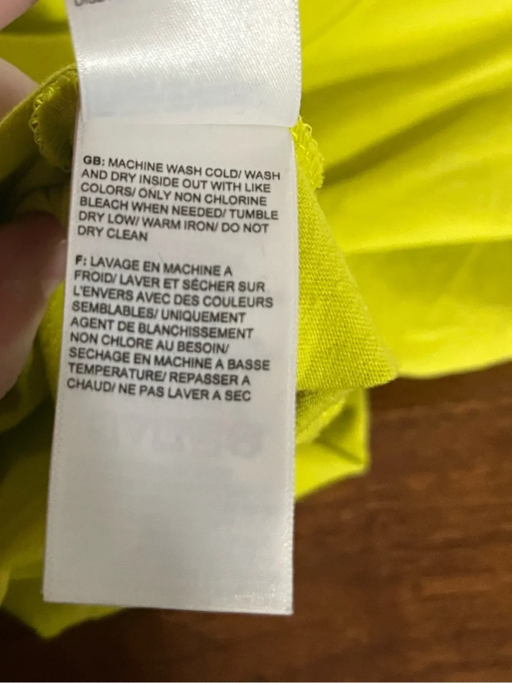 The North Face Men’s Short Sleeve Tee — Yellow Green
